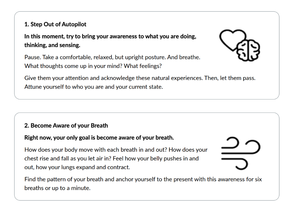 3-step Mindfulness