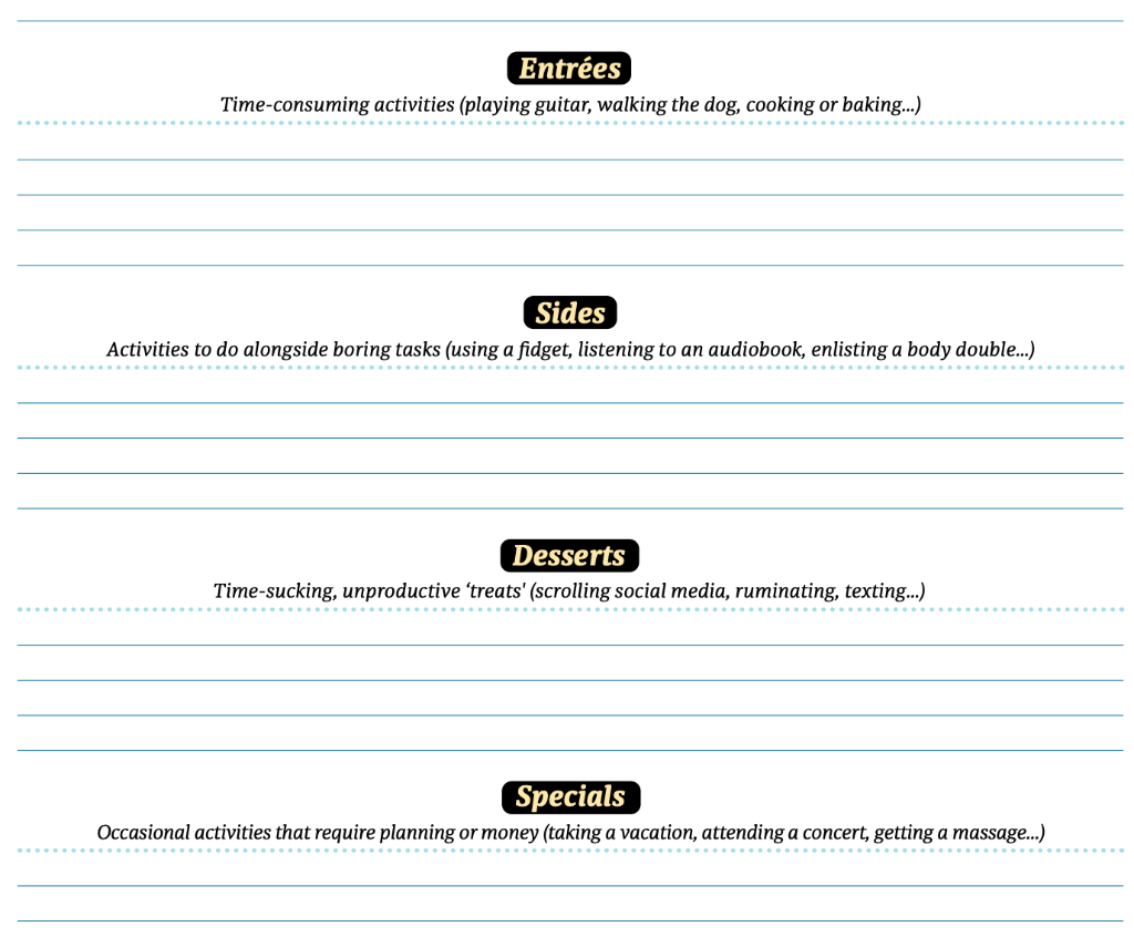 Dopamine Menu