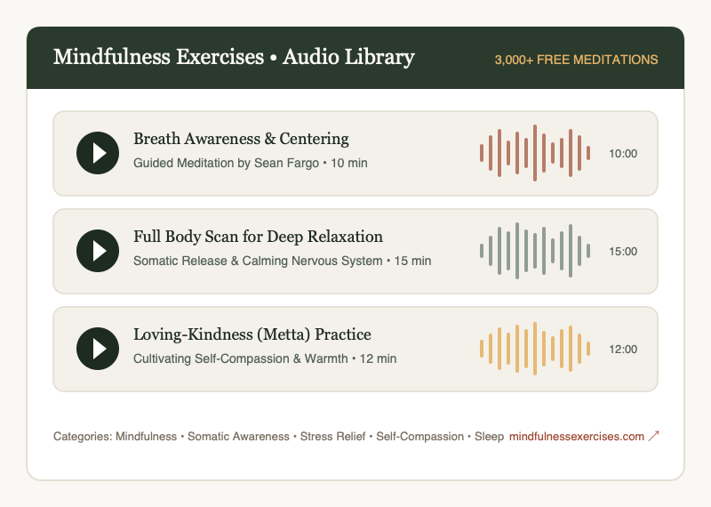 Guided Mindfulness
