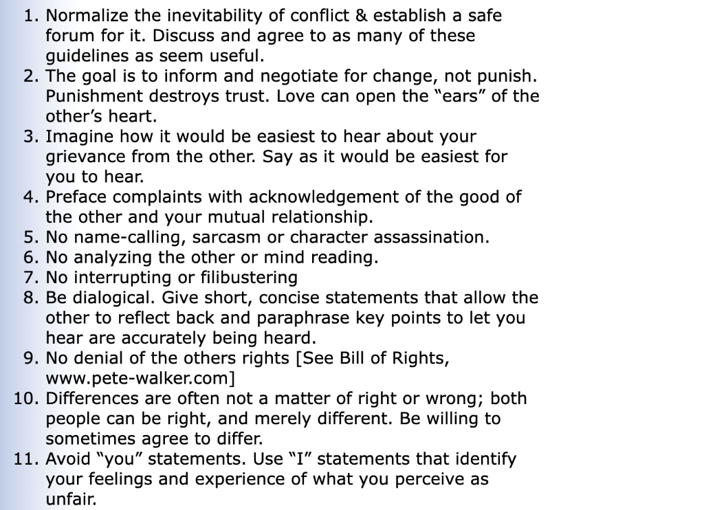 Tips for Lovingly Resolving Conflict